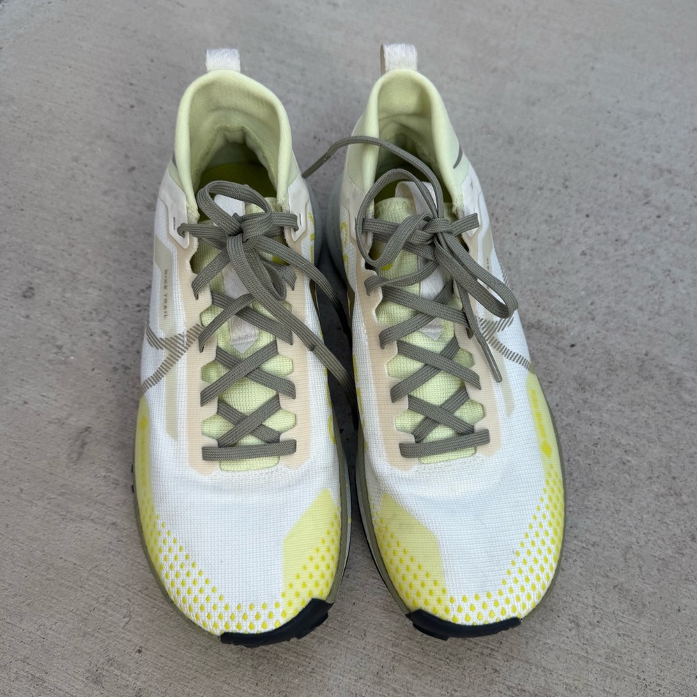 Nike Pegasus Trail 4 GTX Waterproof Trail Running Shoes Pale Ivory Neutral Olive - Picture 5 of 5